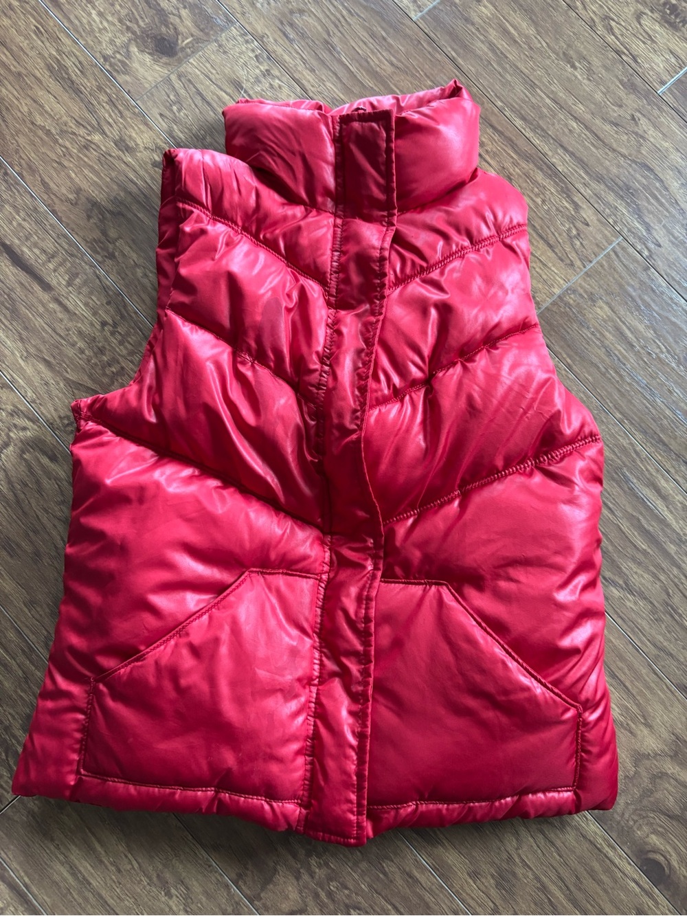Old Navy Red Quilted Puffer Vest for Kids